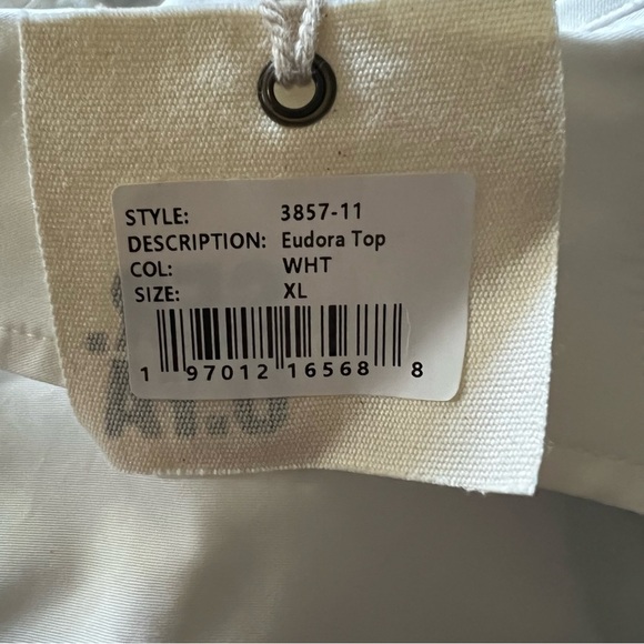 Reformation SER.O.YA NWT White Button Down Shirt Crisp Size X Large - Picture 9 of 12